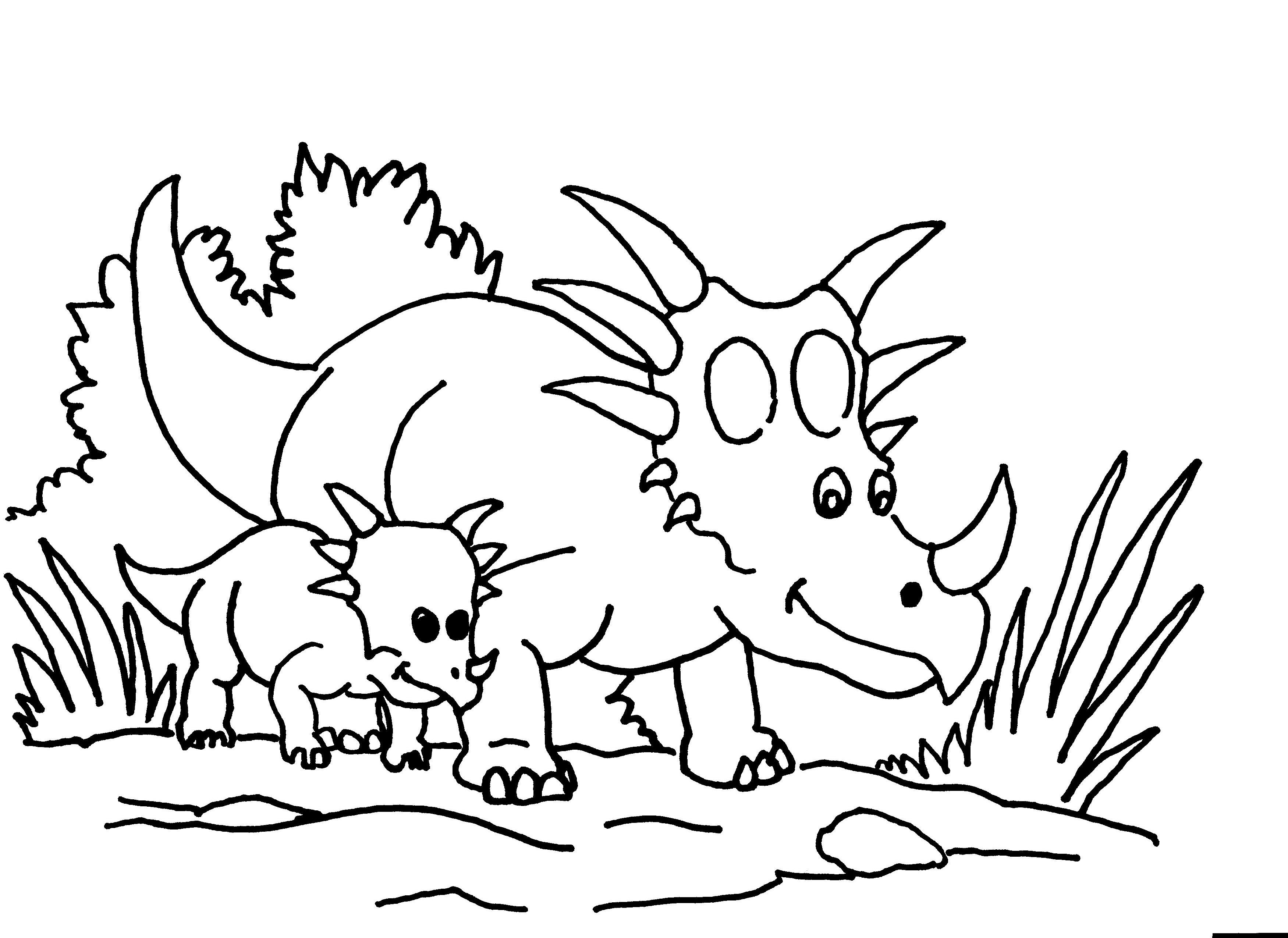 Dinosaur Coloring Page Images – Animal Place