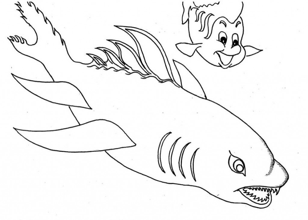 Fish Coloring Pages Image – Animal Place