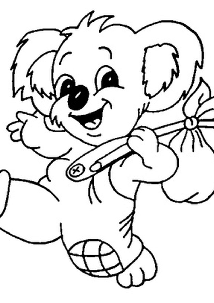 Free Printable Koala Coloring Pages For Kids | Animal Place