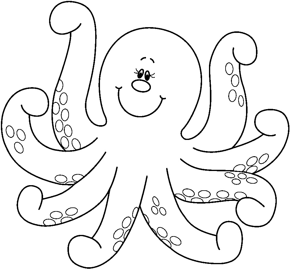 OctopusColoringPagesforKidsPicture.jpg 963×892 pixels