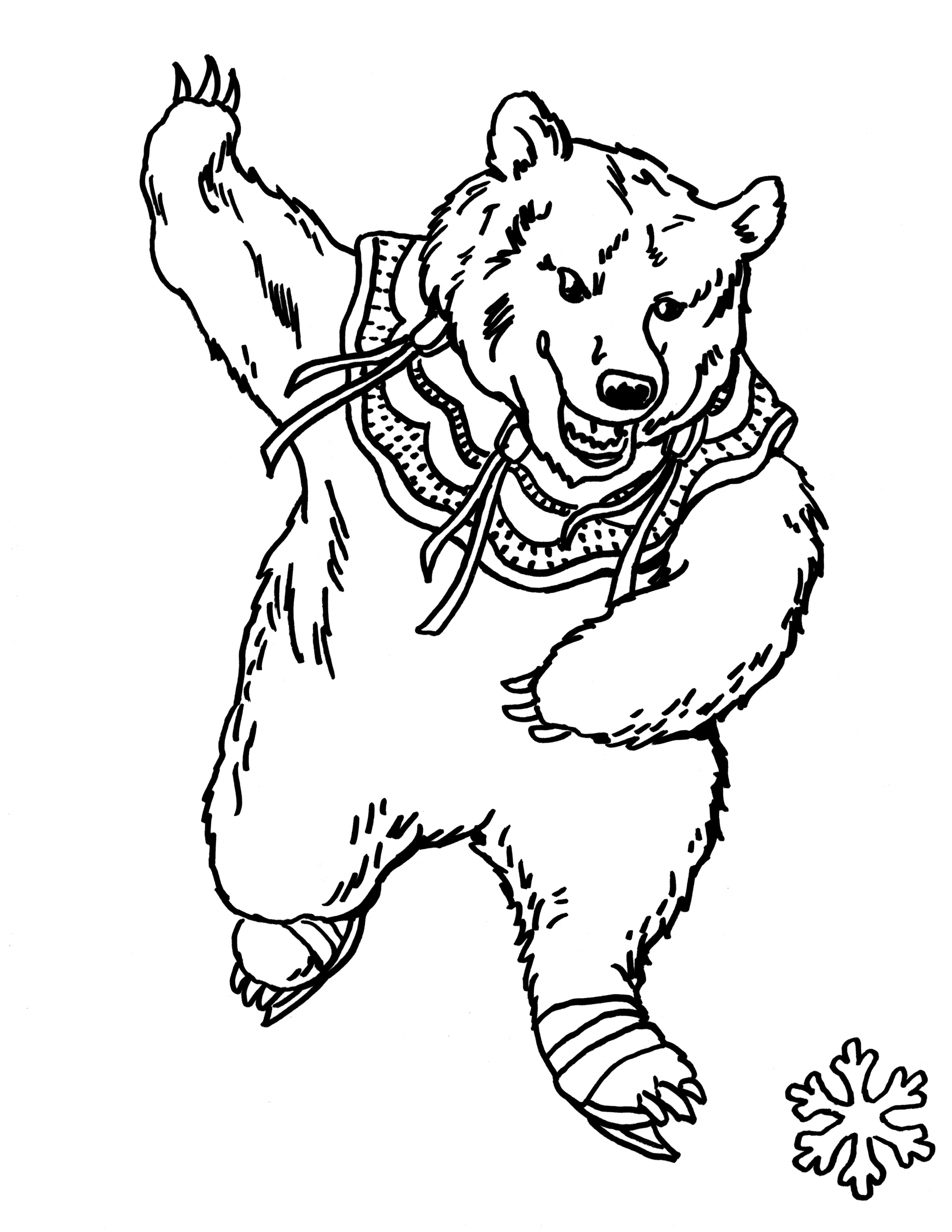 Медведи раскраска игра. Медведь раскраска. Медведь раскраска для детей. Русский медведь раскраска. Раскраска медведь в одежде.