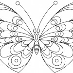 Picture of Butterfly Coloring Pages Printable