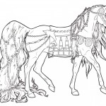 Carousel Horse Aquatica Coloring Pages Image