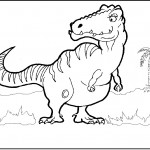 Image of Coloring Page of Dinosaur