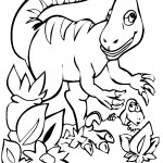 Photos of Coloring Page of Dinosaur