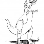 Pictures of Coloring Page of Dinosaur
