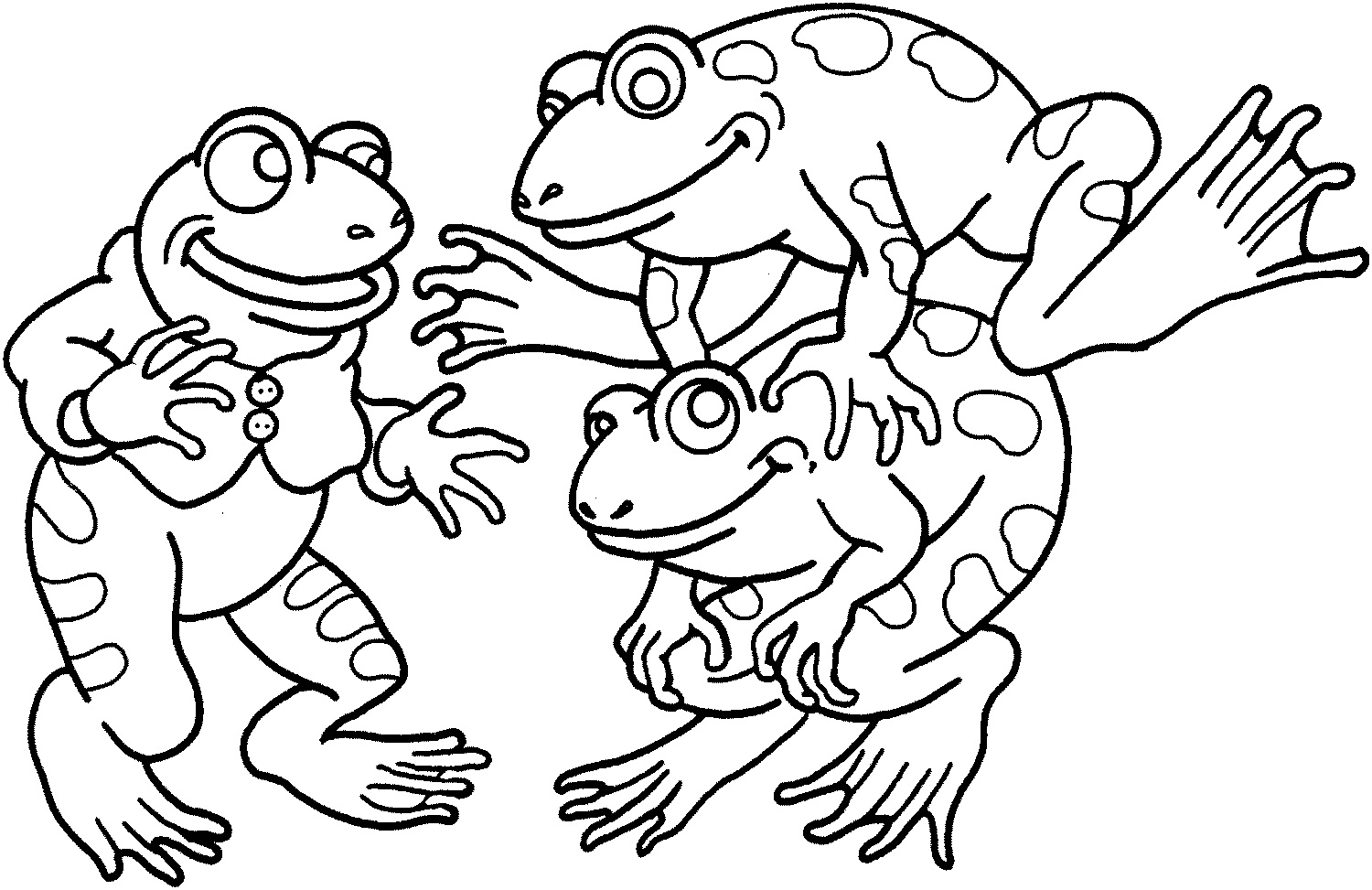 Free Printable Frog Coloring Pages For Kids - Animal Place