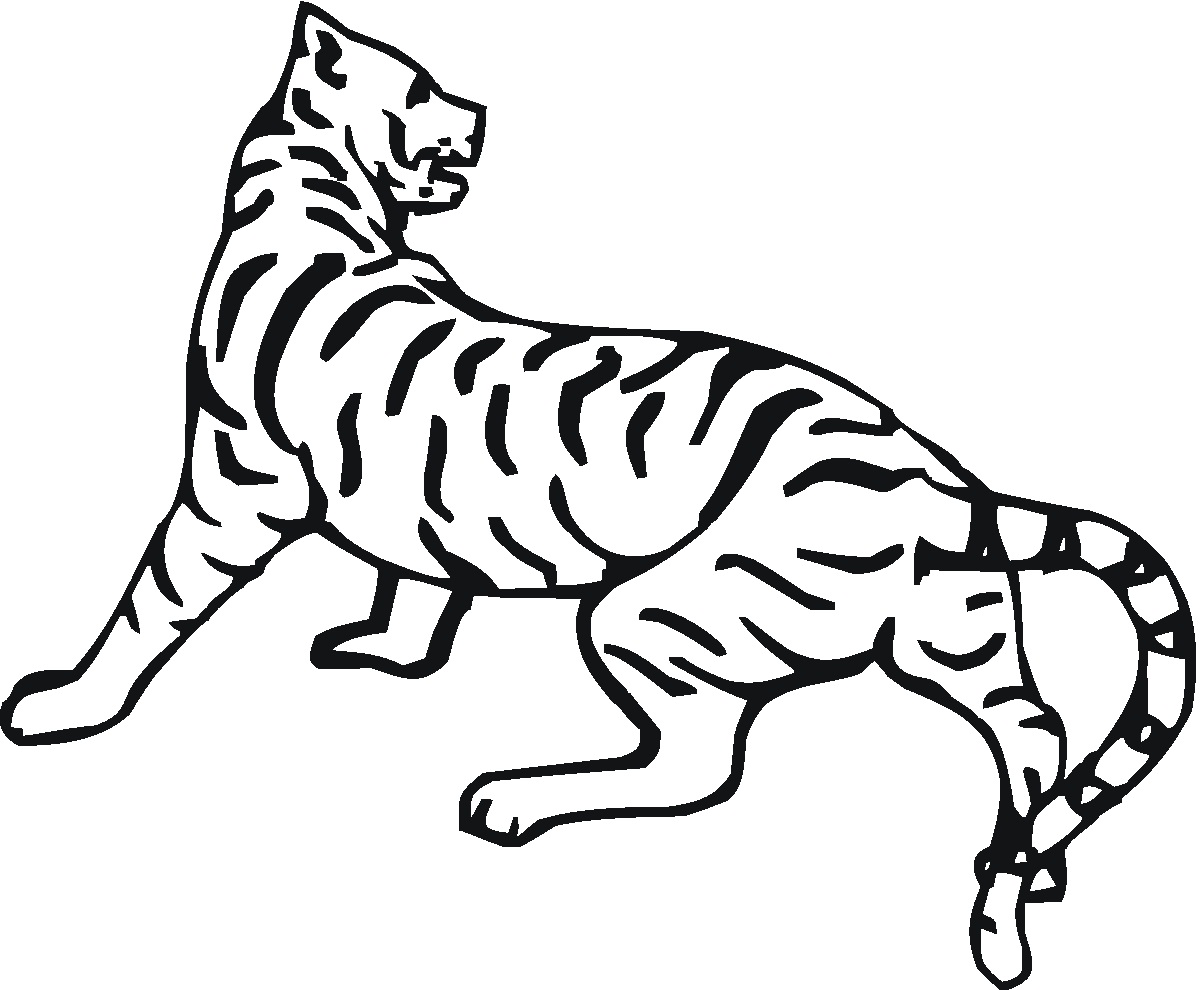 Free Printable Tiger Coloring Pages For Kids - Animal Place