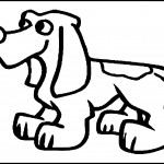 Picture of Cute Dog Coloring Pages