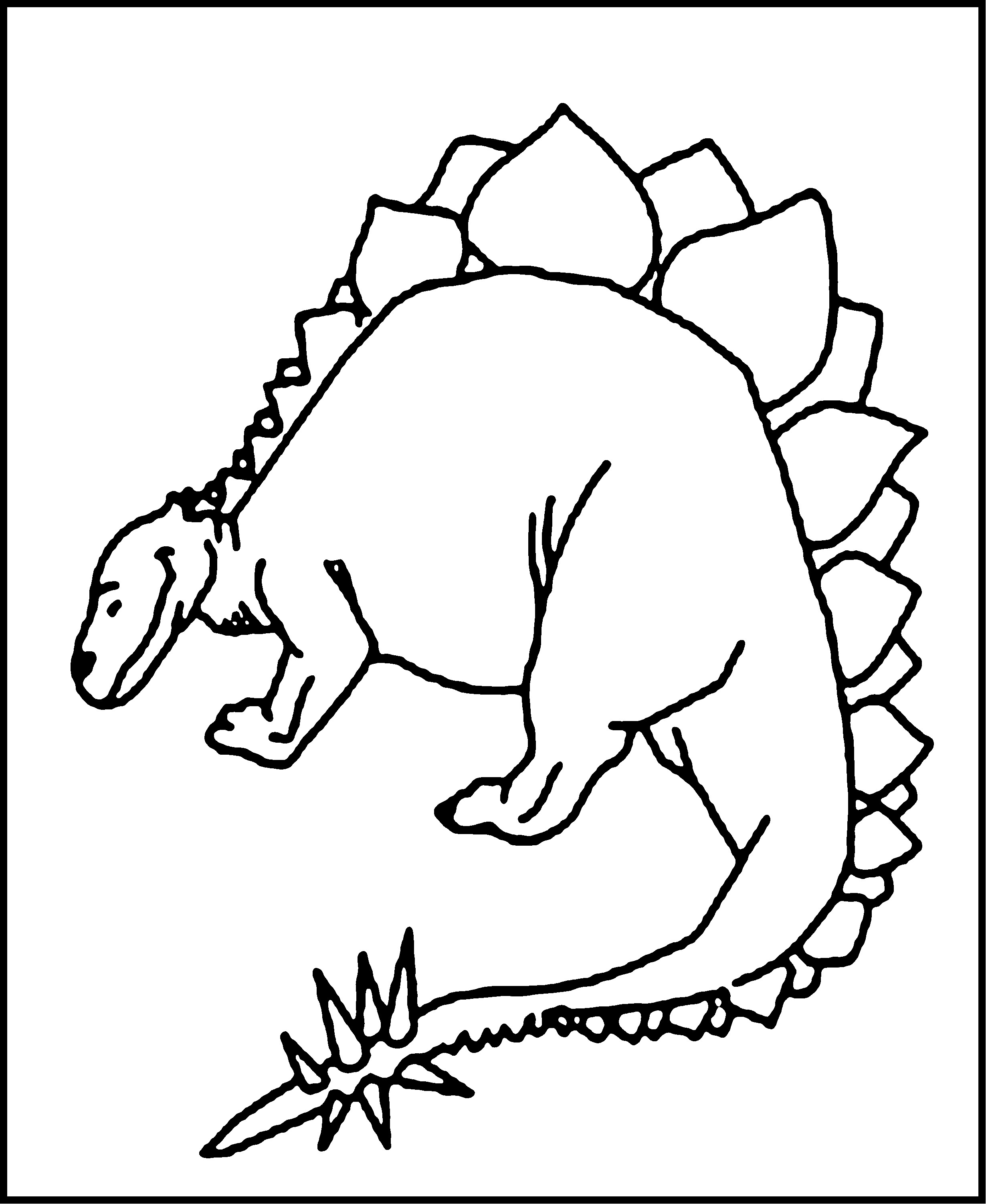 Dinosaur Coloring Page Photos - Animal Place