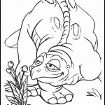 Picture of Dinosaur Coloring Page
