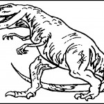 Dinosaur Coloring Pages Fierce Photo