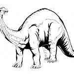 Dinosaur Coloring Pages for Kids Image