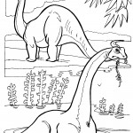 Images of Dinosaur Coloring Pages for Kids