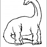 Image of Dinosaurs Coloring Page