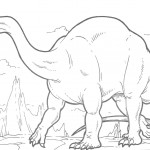 Picture of Dinosaurs Coloring Pages