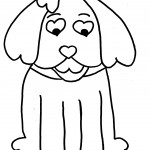 Dog Coloring Page Image