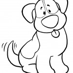 Image of Dog Coloring Page