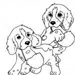 Picture of Dog Coloring Page