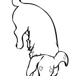 Images of Dog Coloring Pages for Kids