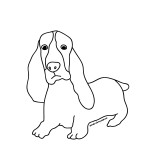 Photos of Dog Coloring Pages for Kids