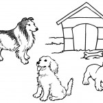 Dogs Coloring Pages Image