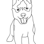 Images of Dogs Coloring Pages for Kids