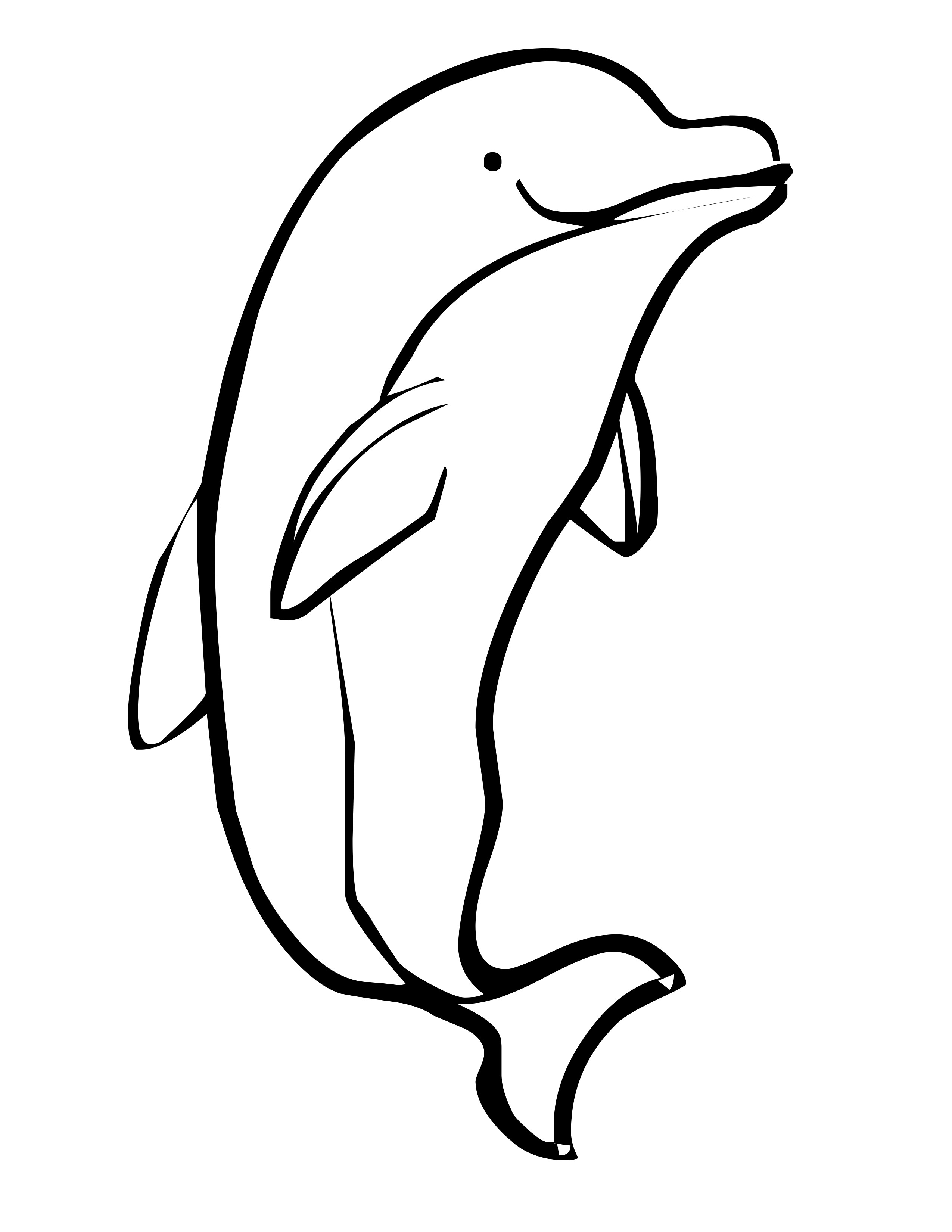 Free Printable Dolphin Coloring Pages For Kids  Animal Place