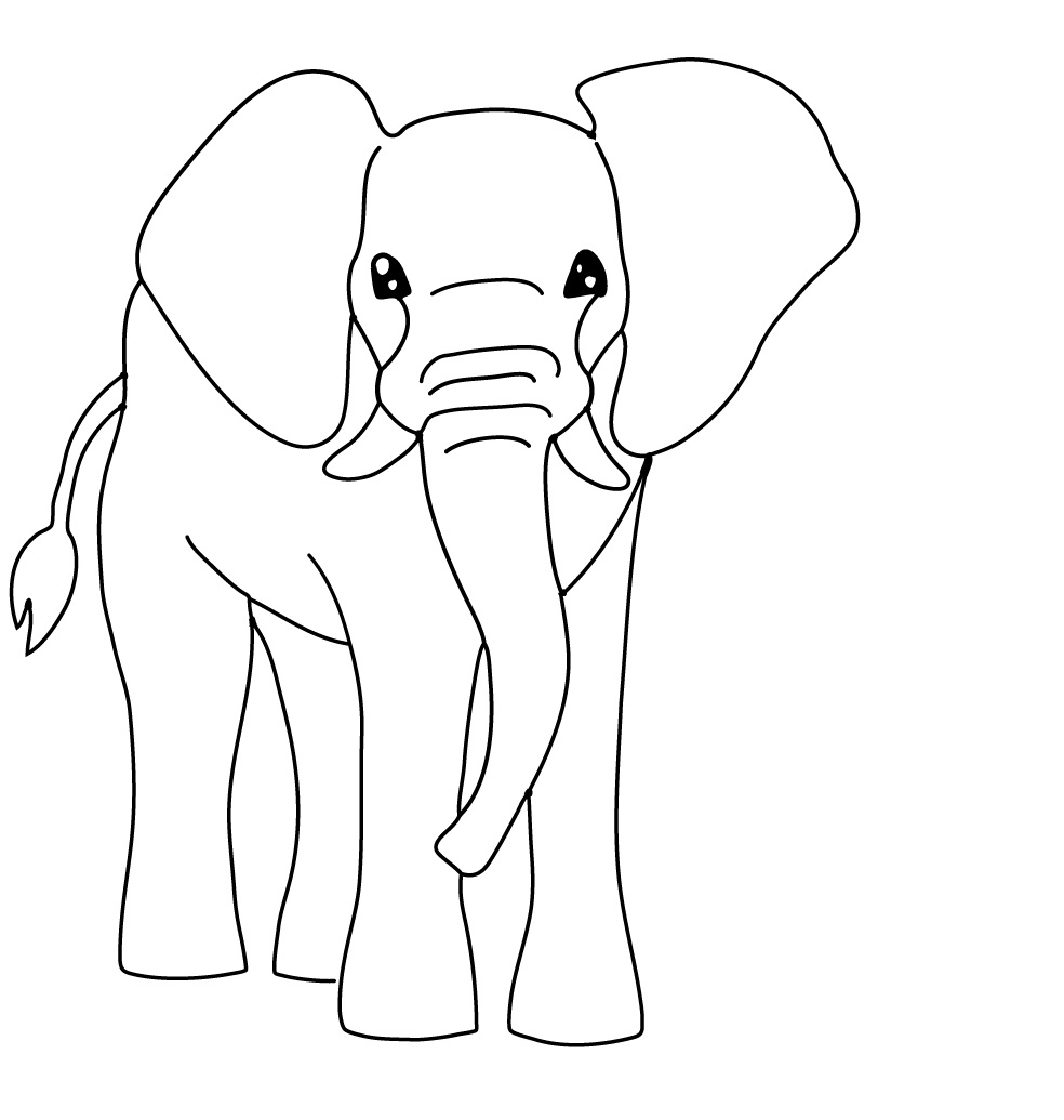 Free Printable Elephant Coloring Pages For Kids   Animal Place