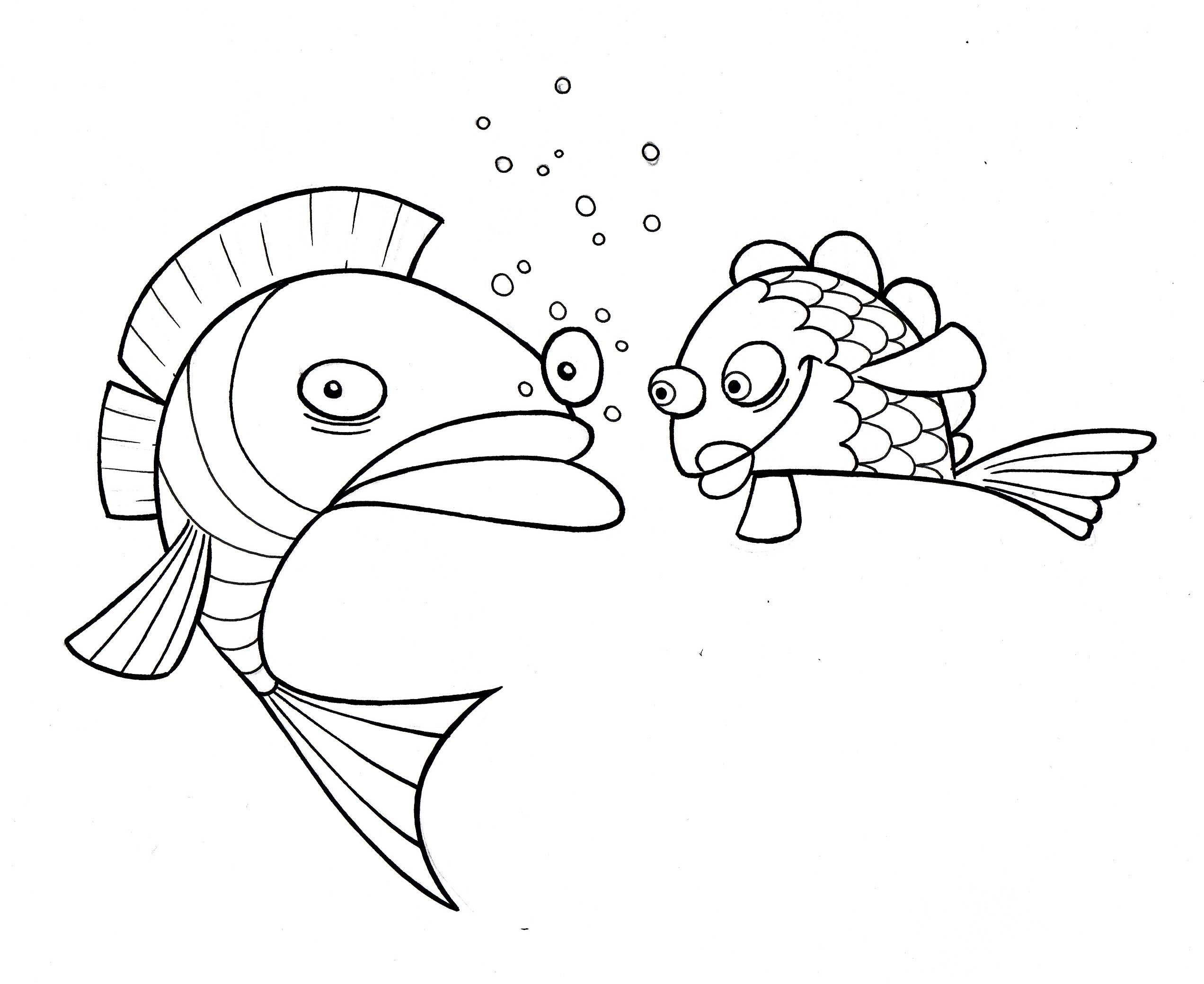 Fish Coloring Pages Images – Animal Place