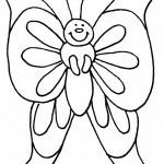 Picture of Free Butterfly Coloring Page