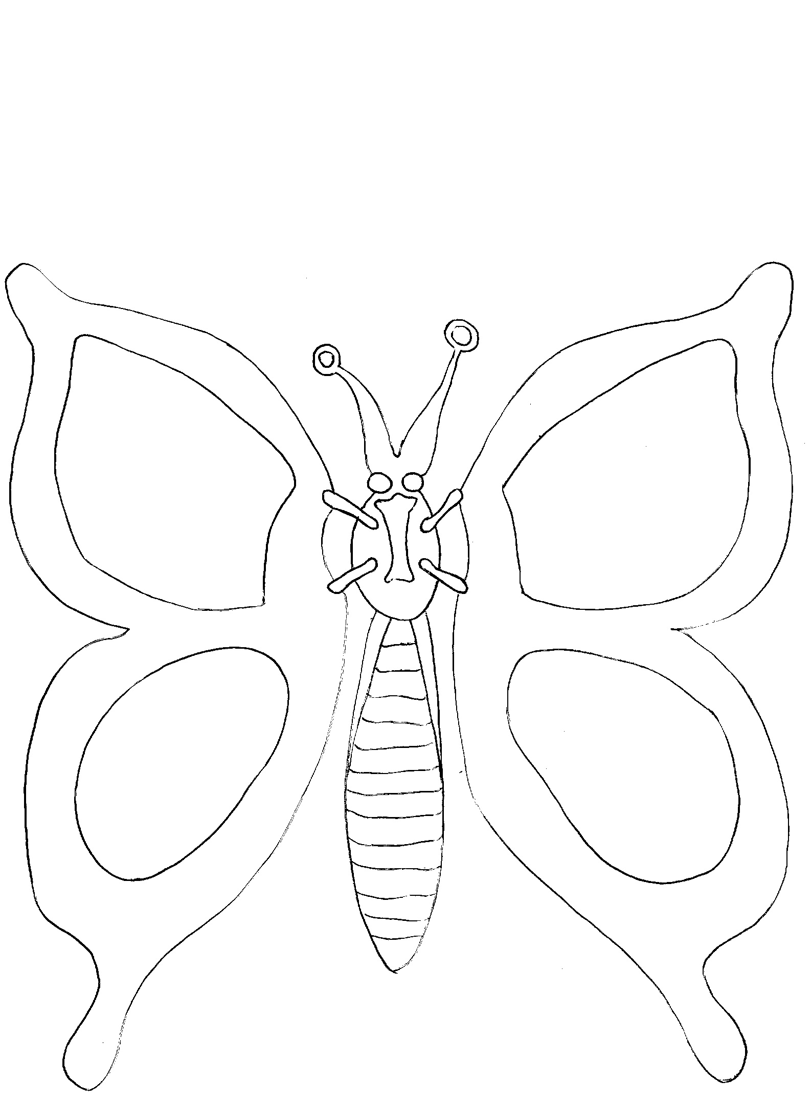 Free Printable Butterfly Coloring Pages For Kids - Animal Place