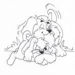 Image of Free Dog Coloring Pages