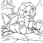 Funny Dinosaur Coloring Pages Image