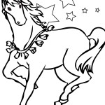 Picture of Horse Coloring Page