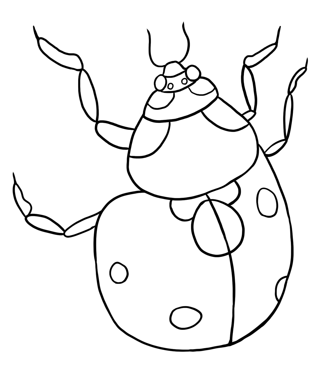 ladybug coloring pages for kids - photo #9