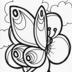 Pictures of Printable Butterfly Coloring Pages