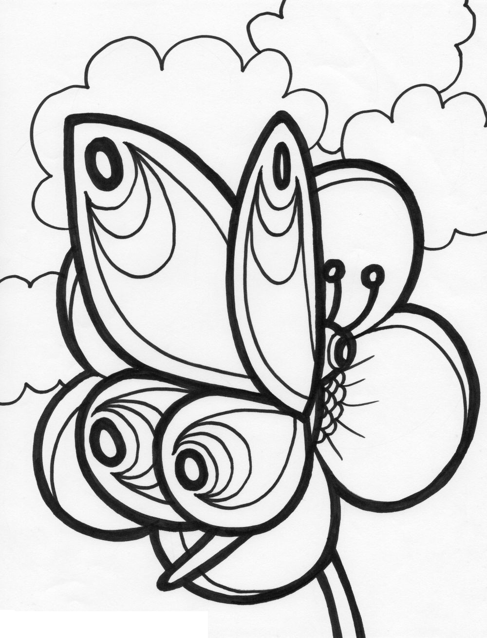 Free Printable Butterfly Coloring Pages For Kids