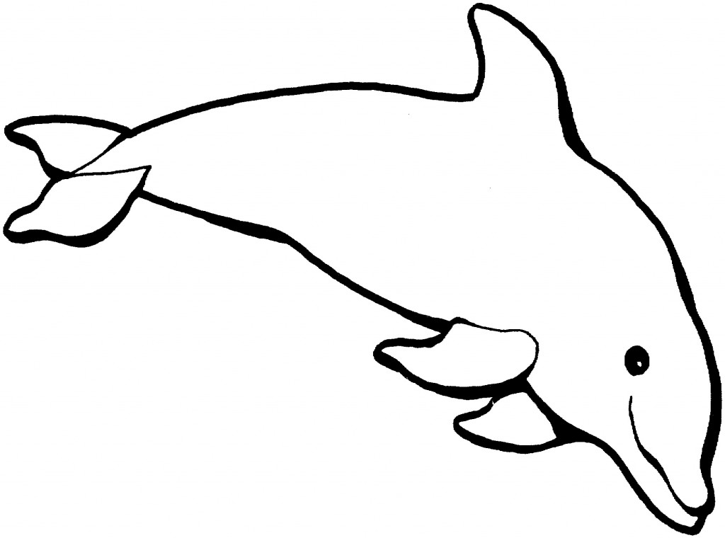 Printable Dolphin Coloring Page Pictures – Animal Place