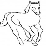 Printable Horse Coloring Page Picture