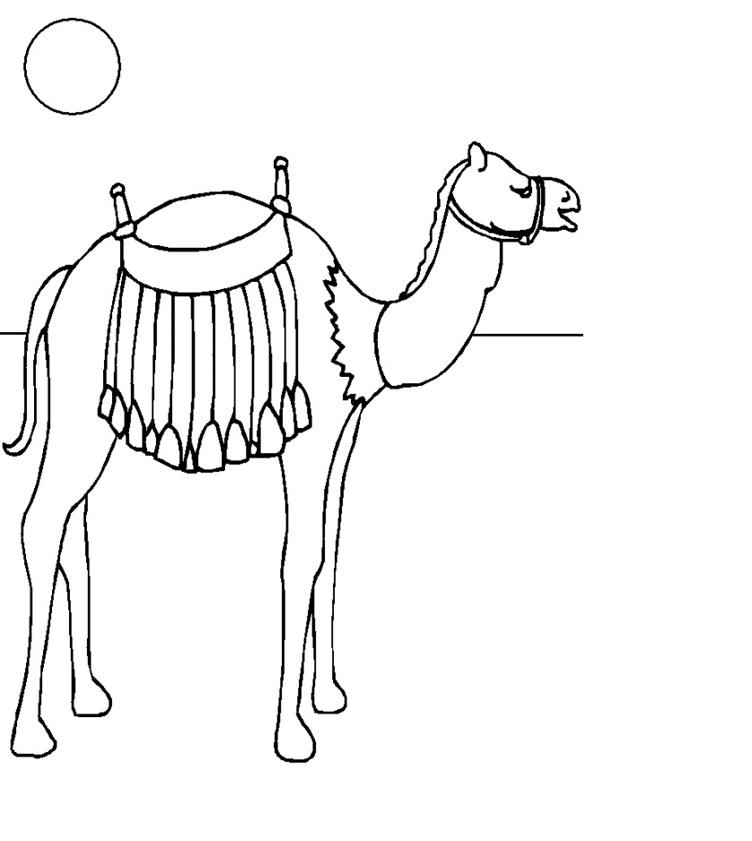 Download Free Printable Camel Coloring Pages For Kids | Animal Place