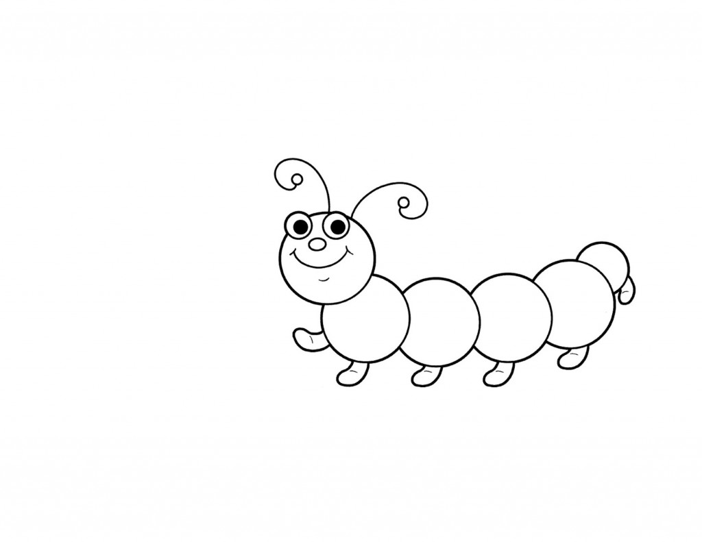 Caterpillar Coloring Pages Photos – Animal Place