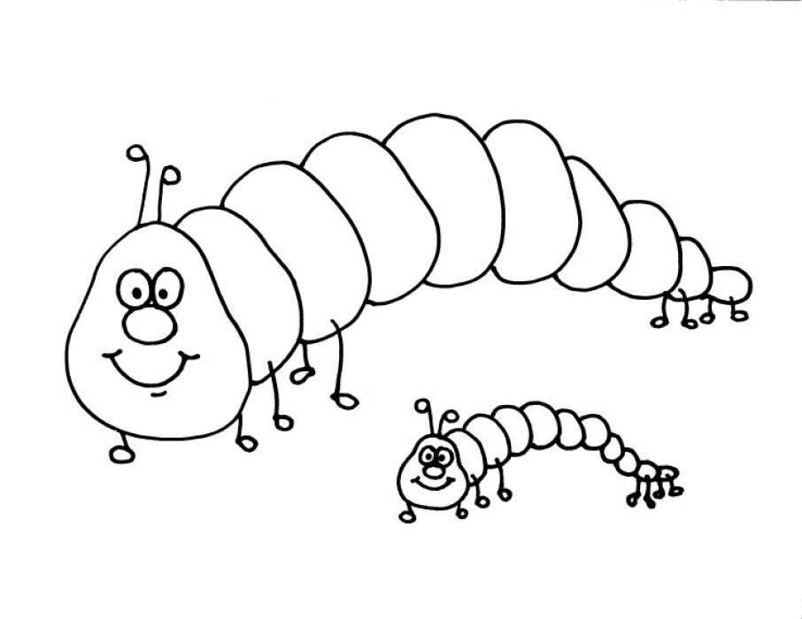 Free Printable Caterpillar Coloring Pages For Kids - Animal Place