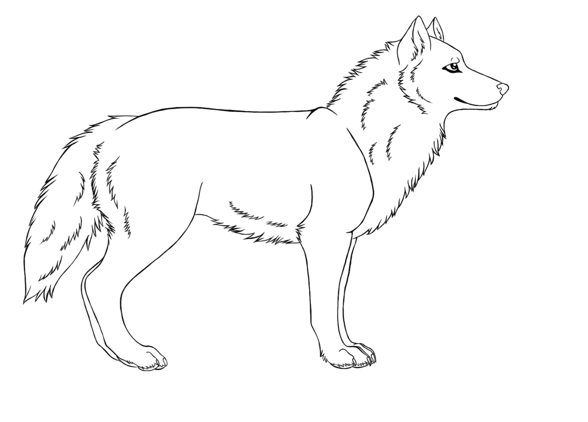 Free Printable Wolf Coloring Pages For Kids - Animal Place