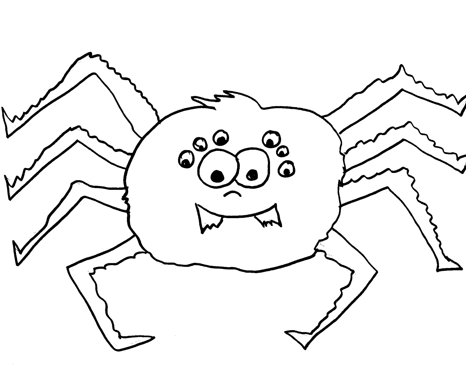 Coloring Pages of Spider – Animal Place