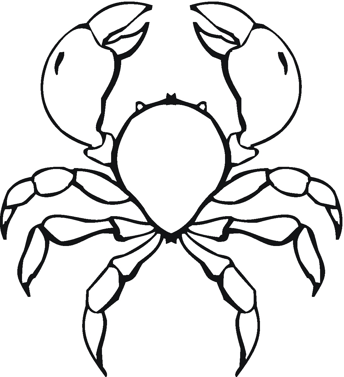 68 Inspirant Coloriage 15637 Crab Pictureto Print Gallery