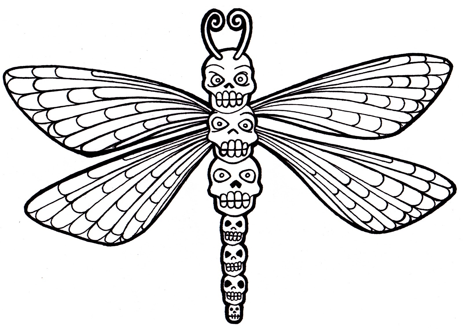 Free Printable Dragonfly Coloring Pages For Kids - Animal Place