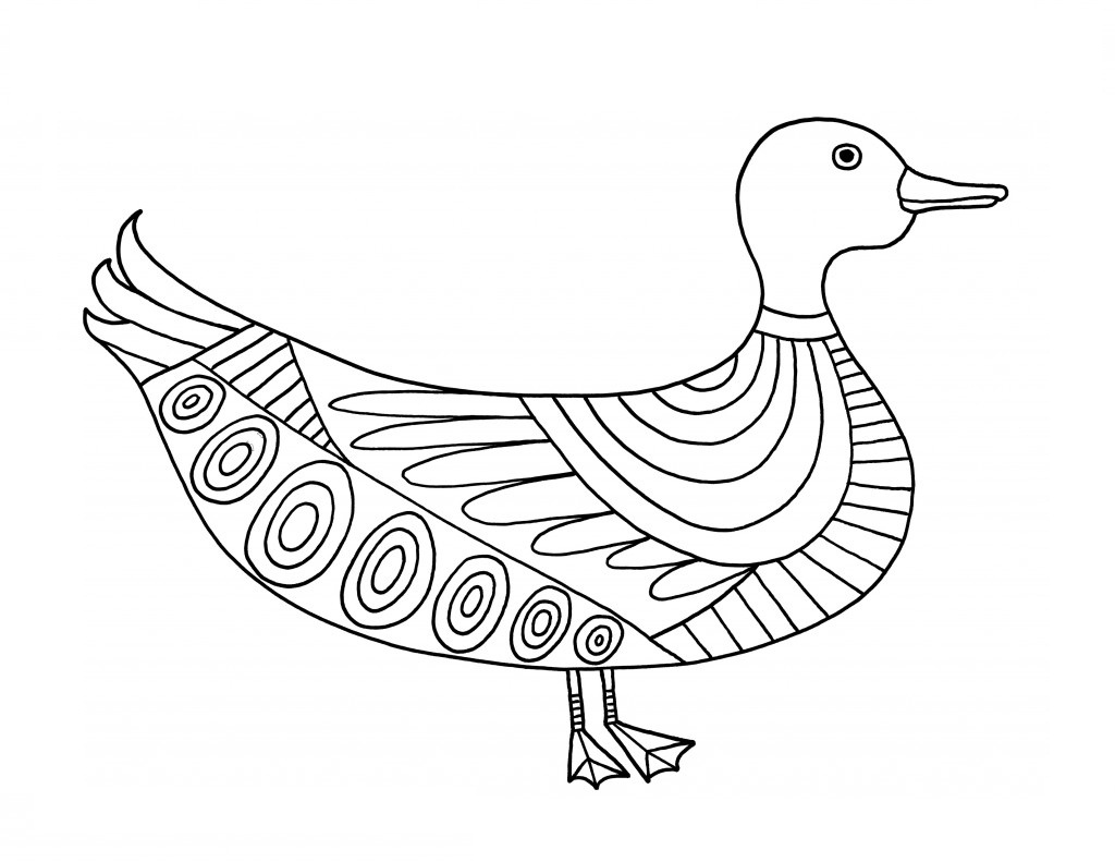 Download Free Printable Duck Coloring Pages For Kids | Animal Place