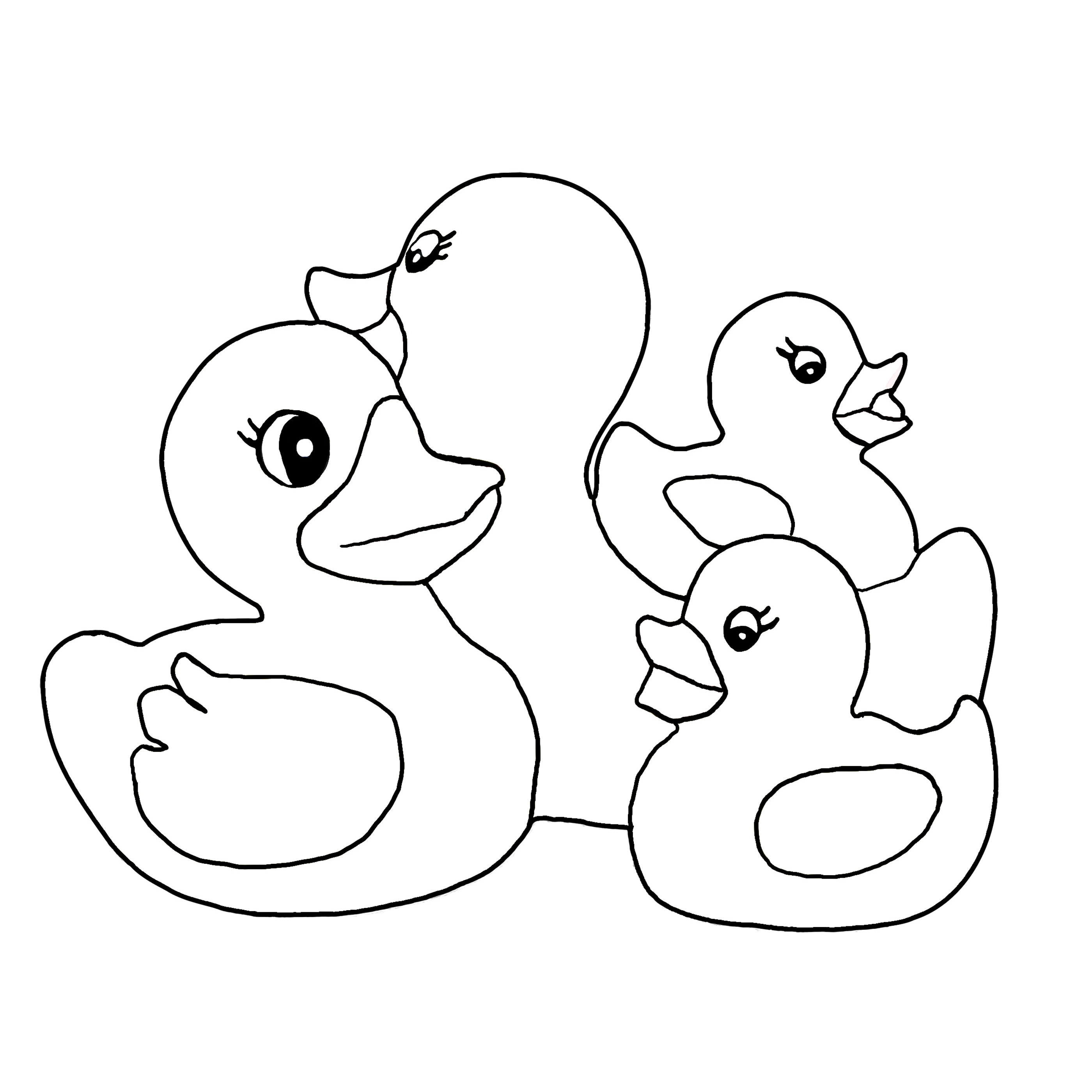 Free Printable Duck Coloring Pages For Kids  Animal Place