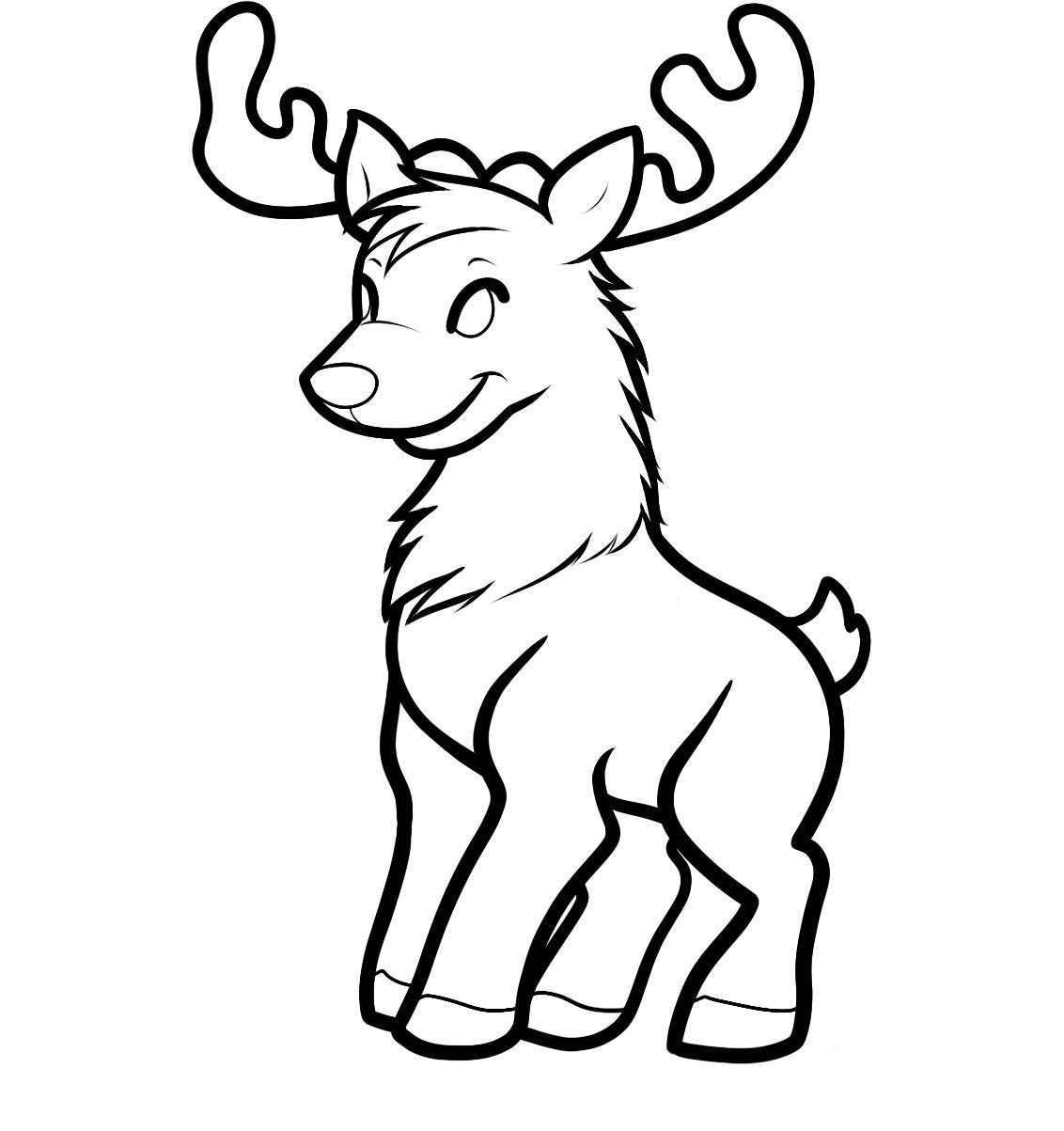 Reindeer Color By Number Printables Reindeer Dasher Coloring Printable